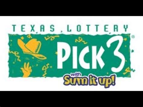 texas pick 3 pick 4